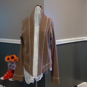 100% organic cotton brown sweater